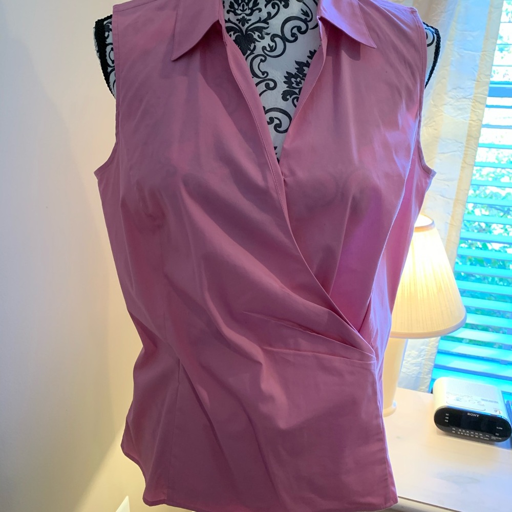 Talbots Pink Sleeveless Shirt